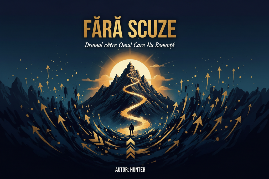 creazami o coperta de la o carte cu ce iti inserez eu acuma. Fără Scuze: Drumul către Omul Care Nu Renunță