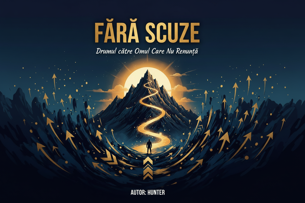 creazami o coperta de la o carte cu ce iti inserez eu acuma. Fără Scuze: Drumul către Omul Care Nu Renunță