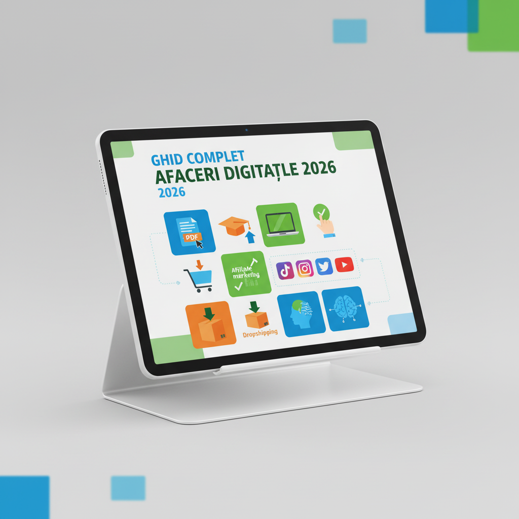 Mini-Curs Afaceri Digitale 2026 | Ghid complet pentru a face bani online