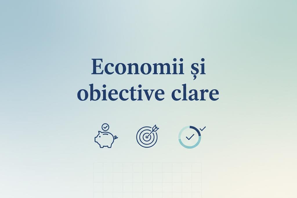 Economii și obiective clare in romana sa scrie