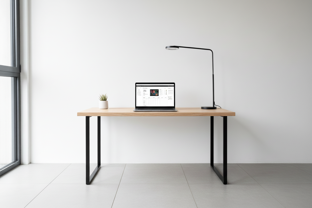 minimal desk